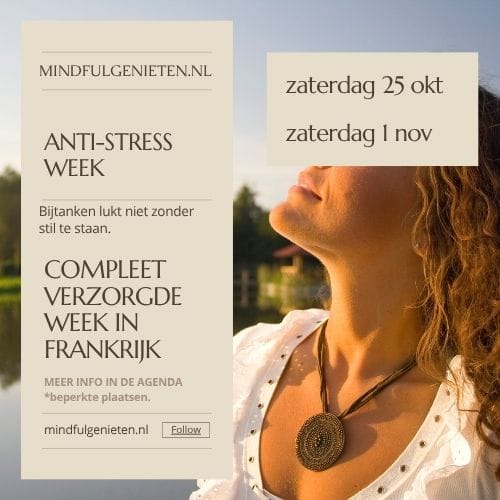 anti stress week | GiteLaGrange | Mindfulgenieten