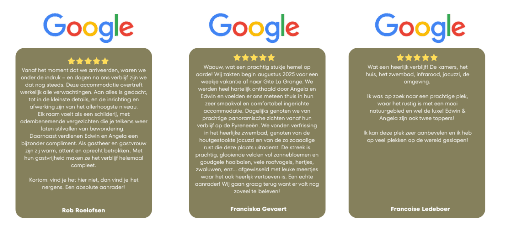 Google reviews GiteLaGrange